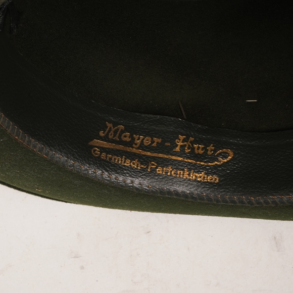 Vintage Dark Green Lembert Standard with 5 Pins Hat Size Small - Picture 12 of 12